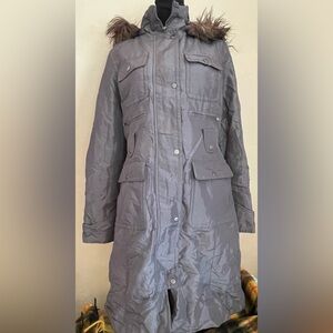 Women's Gray Quilted Jacket